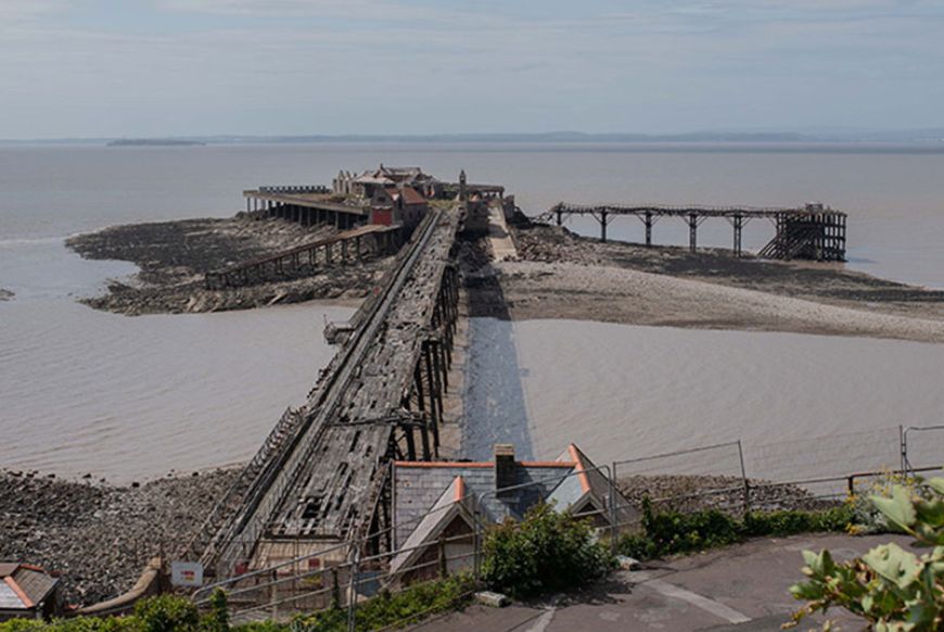 A broken pier